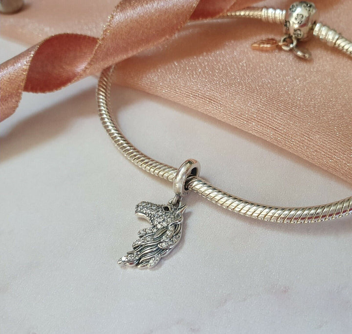 Horse Dangle Charm | Crystals Horse Charm | Charms Kingdom