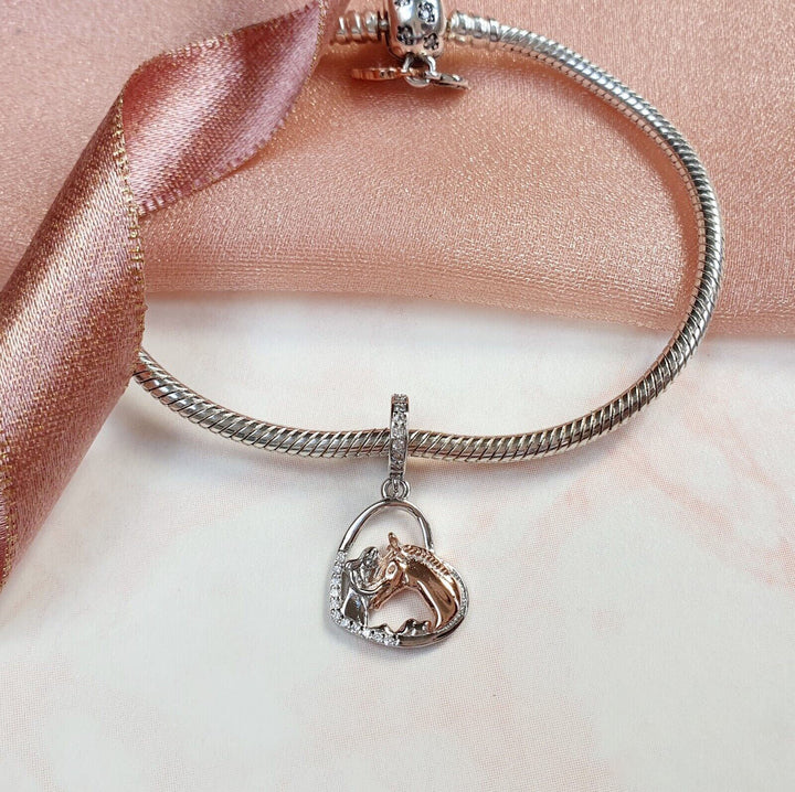 Horse & Girl Charm | 9Horse & Girl Pandora | Charms Kingdom