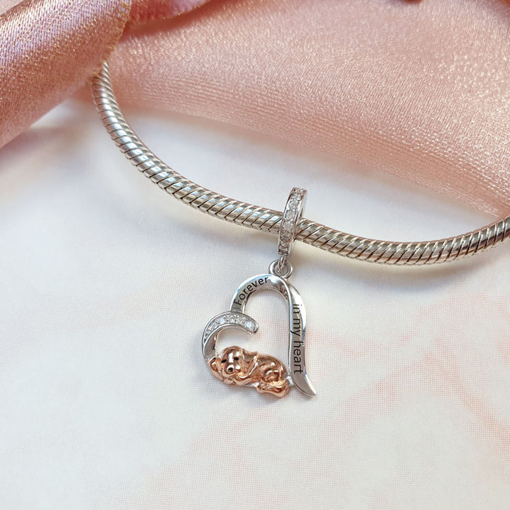 Memorial Dog Charm | 925 Dog Charm Pandora | Charms Kingdom