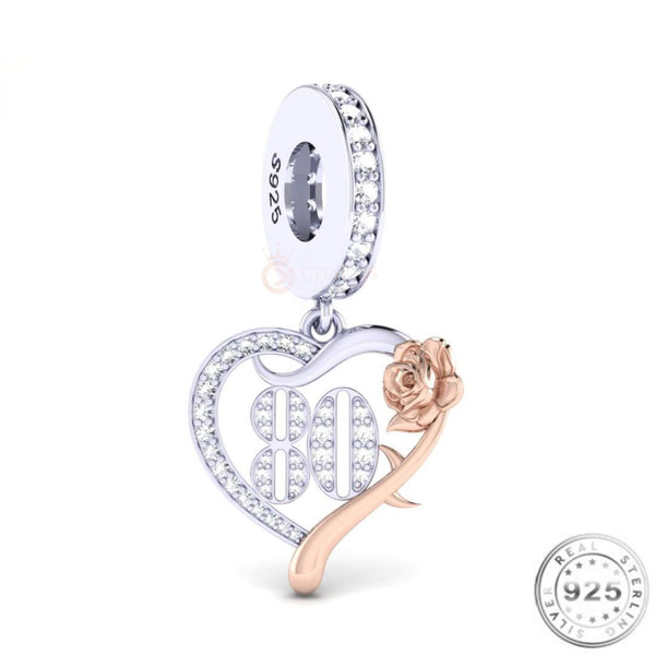 80th Birthday Jewellery | 80th Birthday Pandora | Charms Kingdom