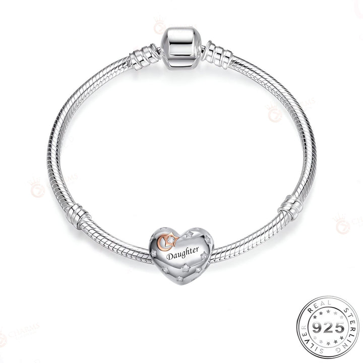 Daughter Charm Gift | Daughter Charm Pandora | Charms Kingdom