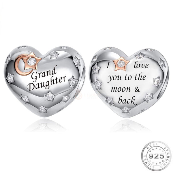 Grand Daughter Bracelets | 925 Silver Bracelets | Charms Kingdom