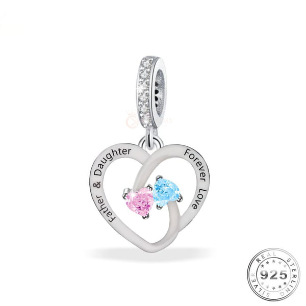 Father & Daughter Forever Charm | Daughter Pandora | Charms Kingdom