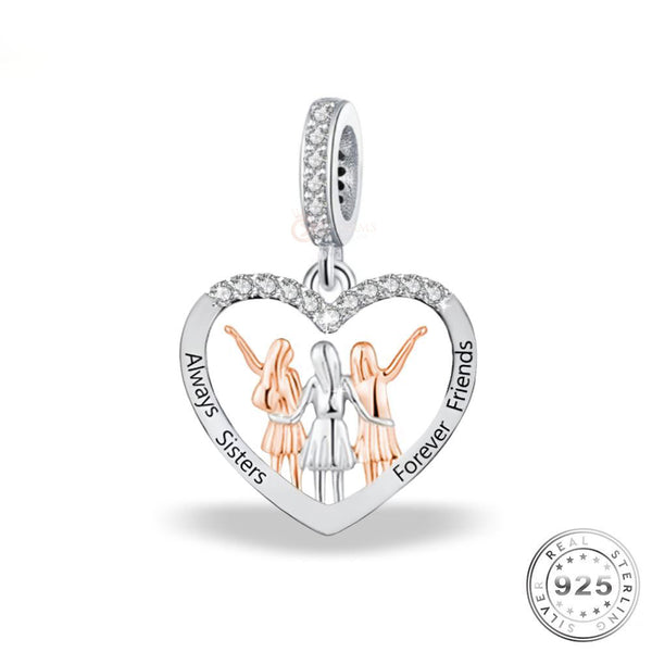 Sisters Forever Charm | Sisters Forever Pandora | Charms Kingdom