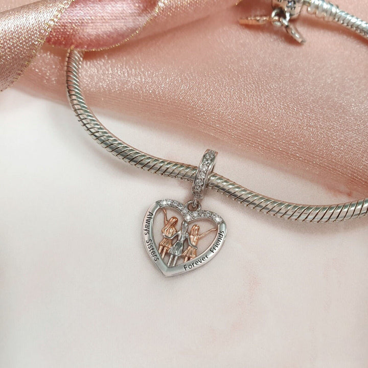 Sisters Forever Charm | Sisters Forever Pandora | Charms Kingdom