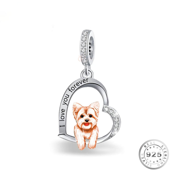 Terrier Dog Charm | Terrier Dog Pandora | Charms Kingdom