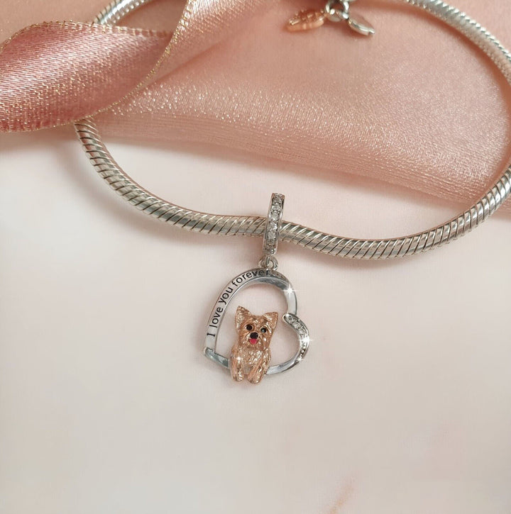 Terrier Dog Charm | Terrier Dog Pandora | Charms Kingdom