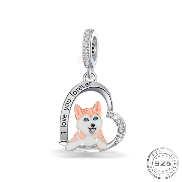Husky Dog Pandora Bracelets | Husky Dog Bracelets | Charms Kingdom