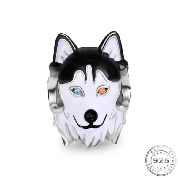 Husky Dog Charm | Husky Dog Pandora | Charms Kingdom