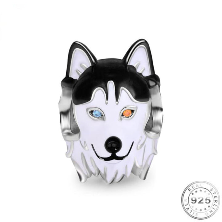 Husky Dog Charm | Husky Dog Pandora | Charms Kingdom