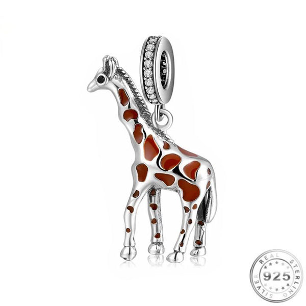 Giraffe Dangle Charm | Giraffe Dangle Pandora | Charms Kingdom