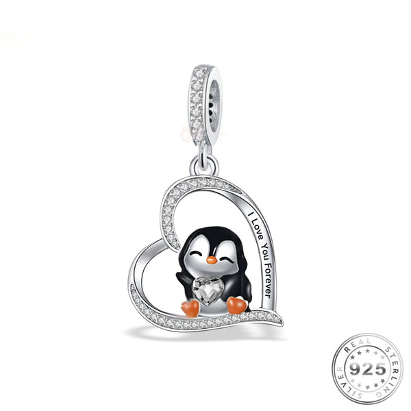 Penguin Charm Bracelets | Penguin Charm Pandora | Charms Kingdom