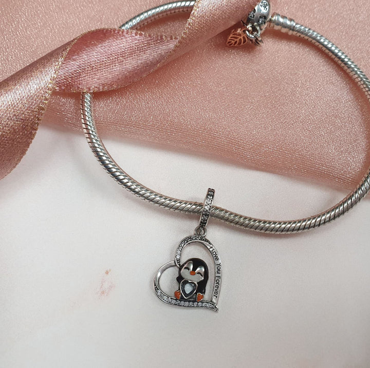 Penguin Charm Bracelets | Penguin Charm Pandora | Charms Kingdom