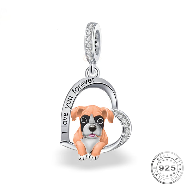 Dog Charm Bracelet | Boxer Dog Charm | Charms Kingdom
