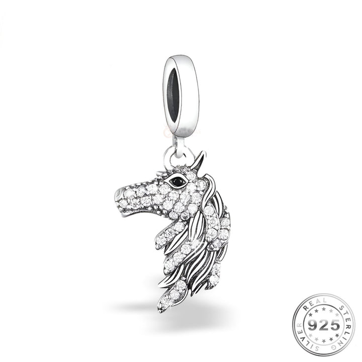 Horse Dangle Charm | Crystals Horse Charm | Charms Kingdom