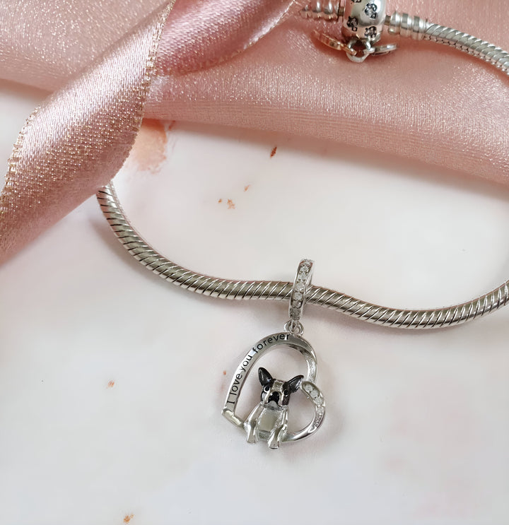 French Dog Charm | Bulldog Dog Charm | Charms Kingdom