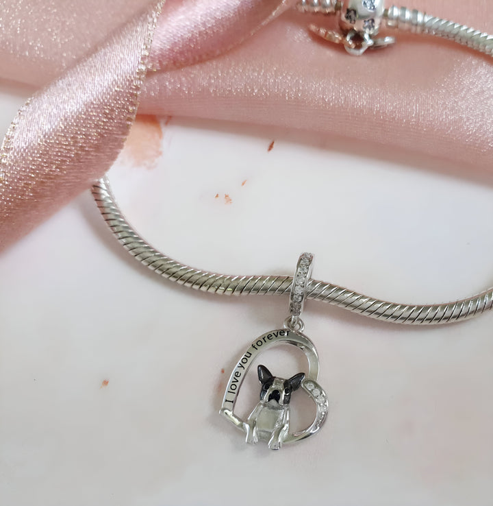 French Dog Charm | Bulldog Dog Charm | Charms Kingdom