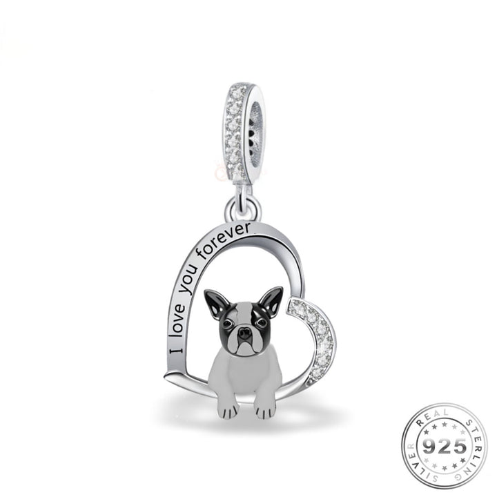 French Dog Charm | Bulldog Dog Charm | Charms Kingdom