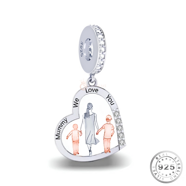 Mum & Sons Charm | Mum & Sons Pandora | Charms Kingdom