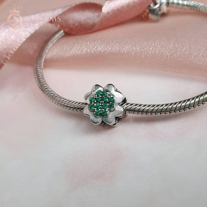 Leaf Clover Green | Clover Green Charm | Charms Kingdom