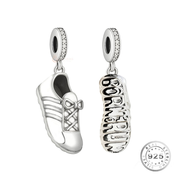 Pandora Fitting Running Trainer Charm 925 Sterling Silver Gym Marathon