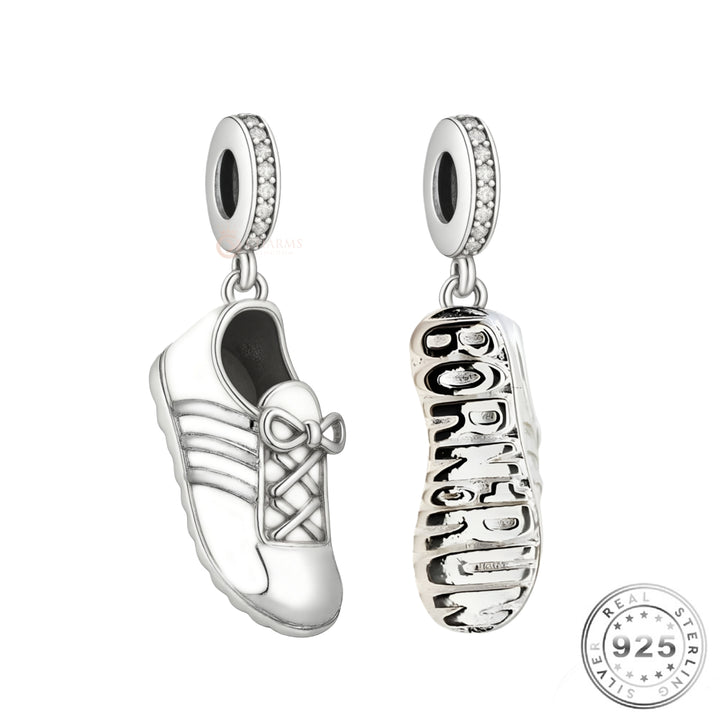 Pandora Fitting Running Trainer Charm 925 Sterling Silver Gym Marathon