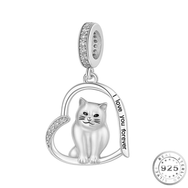 British Cat Charm 925 Sterling Silver its Pandora