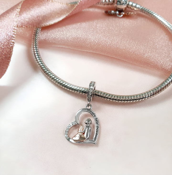 Grandma Memorial Charm | Grandma Memorial Pandora | Charms Kingdom