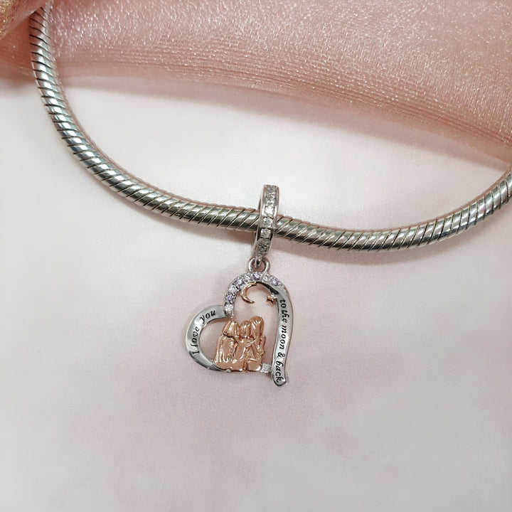 Mother Daughters Charm | Mother Daughters Pandora | Charms Kingdom