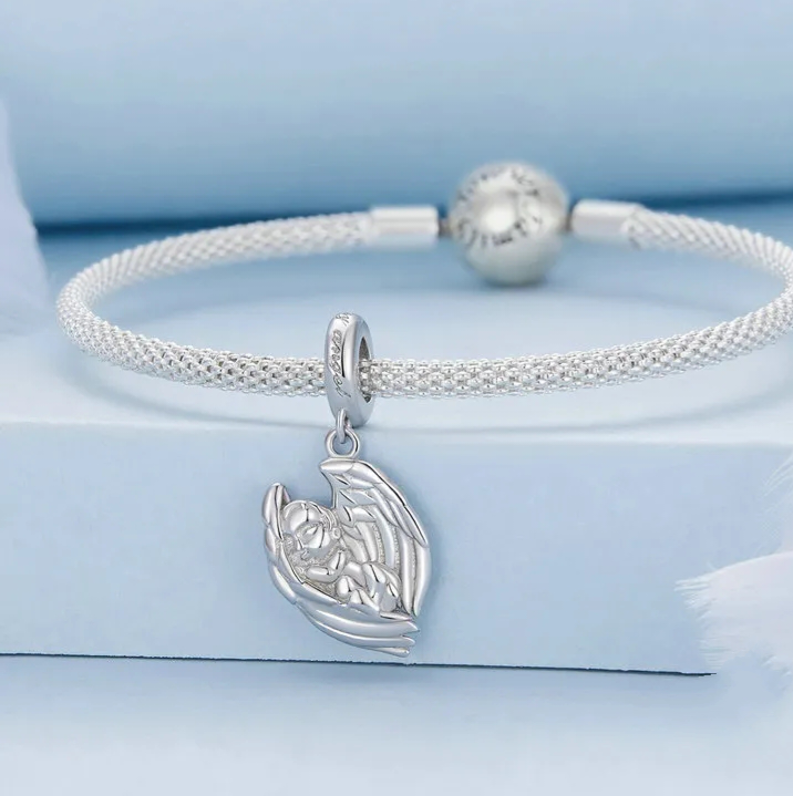 Angel Baby Wings Charm | Angel Necklace For Women's | Charms Kingdom