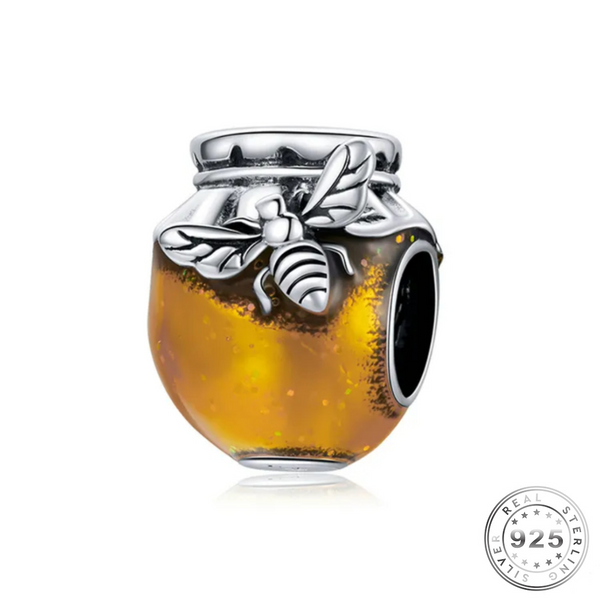 Honey Jar Charm | Honey Pot Bee Charm | Charms Kingdom