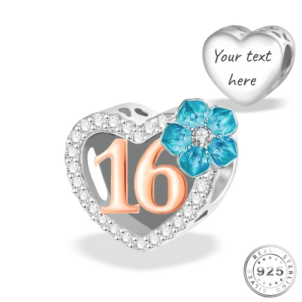 16th Birthday Fits Pandora | Silver Fits Pandora | Charms Kingdom