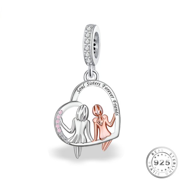 Soul Sisters Charm | Forever Friends Charm | Charms Kingdom