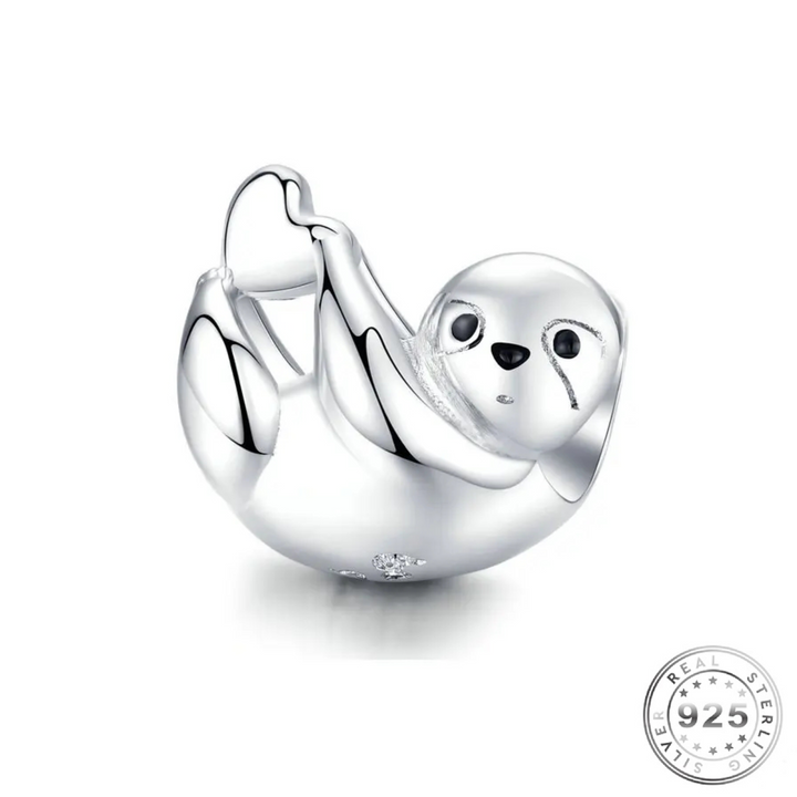 Sloth Charm 925 Sterling Silver ( fits pandora )