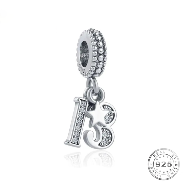 Pandora 13th Birthday Charm | 13th Birthday Charm | Charms Kingdom