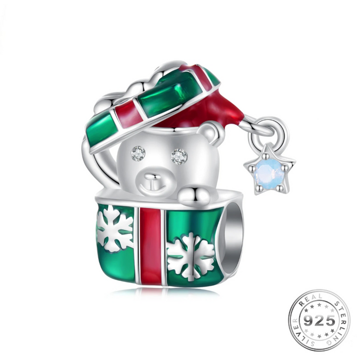 Pandora christmas bear charm sales
